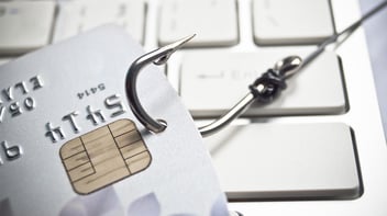 Hook through credit card