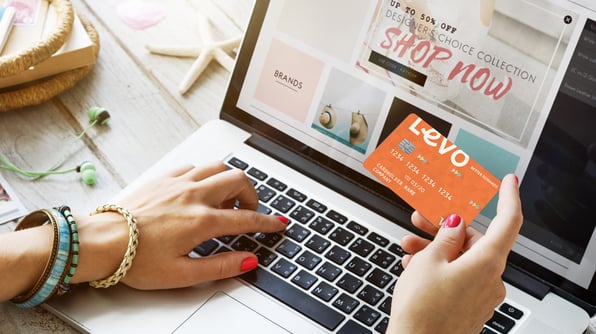 Typing Levo Card info into laptop