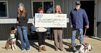 Levo Credit Union Honors Veterans With Donation To Big Paws Canine