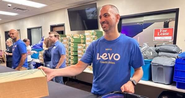 Levo Volunteer Giving Back