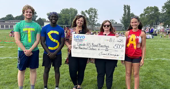 Levo supports the Lincoln High School Band Boosters