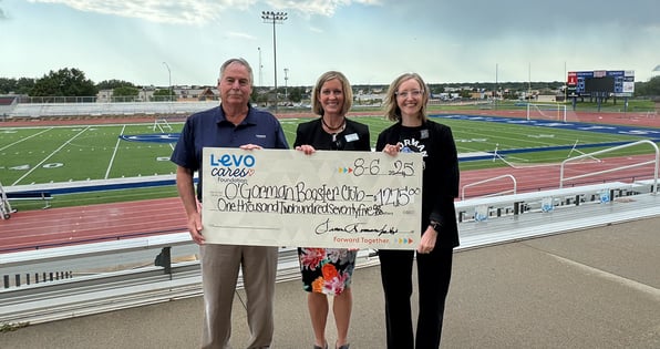 Levo Credit Union supports Bishop O'Gorman Booster Club