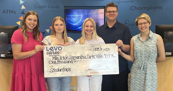 Levo Recognizes 5 Area Students for Community Service