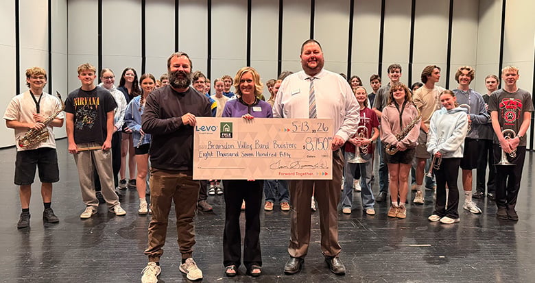 Brandon Valley Band Boosters Awarded $8,750